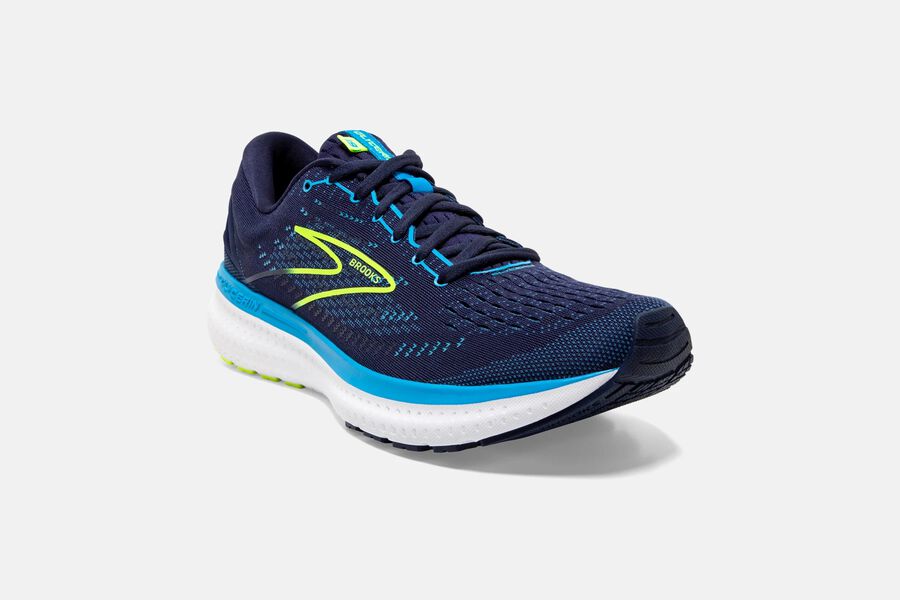 Brooks Glycerin 19 Road Running Shoes Mens - Navy/Blue - KYPZQ-0178